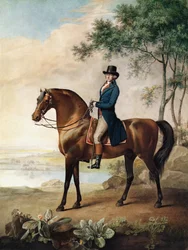 Warren Hastings Esq. sur son cheval arabe, d