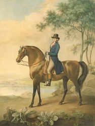 Warren Hastings sur son cheval arabe, 1796