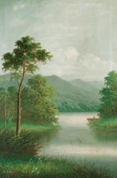 Bateau sur la rivière, 1801