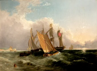 Scène marine, 1827