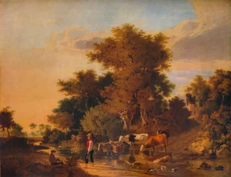 Le rétameur itinérant, vers 1829, 1938
