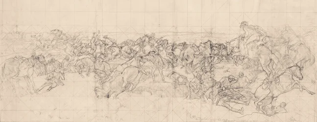 La charge de la 4e brigade de cavalerie légère à Beersheba