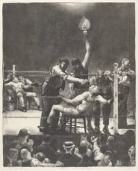 Entre les rounds, petite, deuxième pierre, 1923