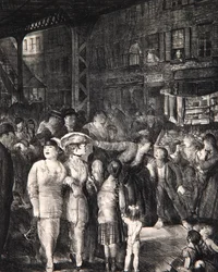 La rue, 1917