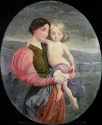 Mère et Enfant : Une Madone Moderne