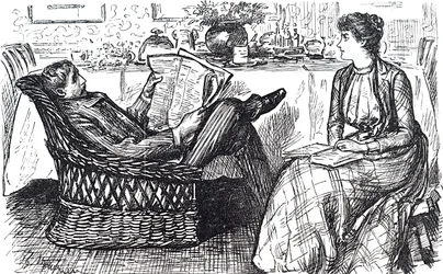Un mari et une femme lisant