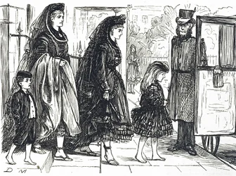 Caricature représentant des personnes utilisant des chaussures naturelles pour éviter les pieds déformés