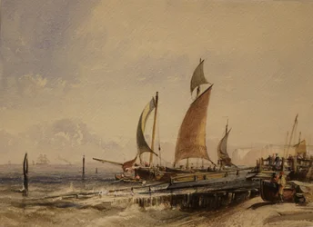 Scène côtière, vers 1830