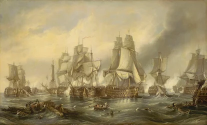 La bataille de Trafalgar, 21 octobre 1805
