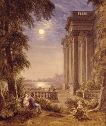 Amoureux au clair de lune, 1831