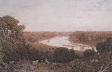 Vue depuis Richmond Hill, Surrey