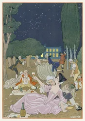 Sur la pelouse, illustration pour 