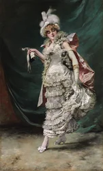 Habillée pour le bal