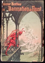 Première de couverture de la partition de «La Damnation de Faust» d