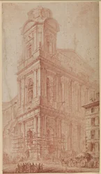 La façade de S. Sulpice près de l
