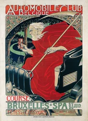 Automobile Club Belgique. Course Bruxelles - Spa, 1898