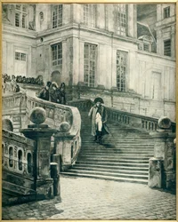 Napoléon à Fontainebleau après l