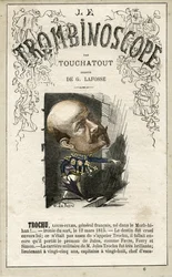 Louis-Jules TROCHU (1815-1896) illustration du "Trombinoscope", périodique politique satirique de Léon-Charles Bienvenu, dit Touchatout (1835-1910) monographie N. 6, Paris