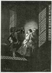 Les amants Ethel et Ordener sont capturés par le lieutenant d