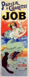 Style de vie. Papier à rouler pour cigarette. Affiche par Georges Meunier, France, vers 1895