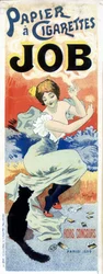 Affiche du papier à cigarettes "Job" par Georges Meunier