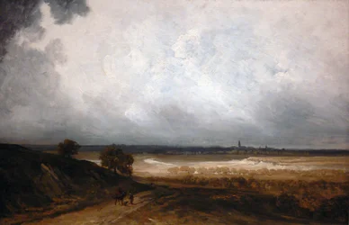 Paysage avec figures.