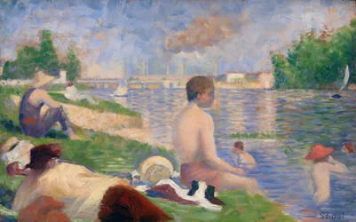Étude finale pour Les Baigneurs à Asnières, 1883