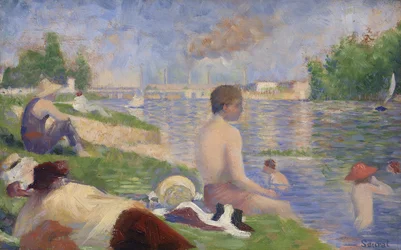 Étude finale pour Les Baigneurs à Asnières, 1883