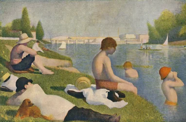 La Baignade, Baigneurs à Asnières, 1884, 1937
