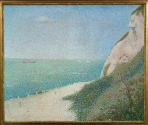 La Greve du Bas Butin, Honfleur (oil on canvas)