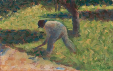 Paysanne avec une houe, vers 1882