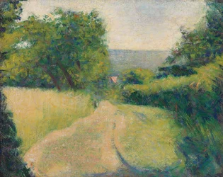 Le chemin creux, 1882