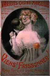 Affiche publicitaire pour une revue au Variété-Casino, Marseille