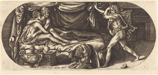 Mars et Vénus surpris par Vulcain