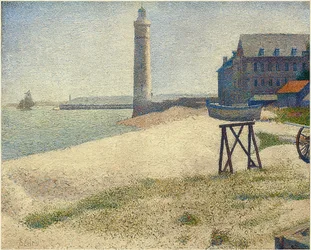 Le phare à Honfleur. 1886