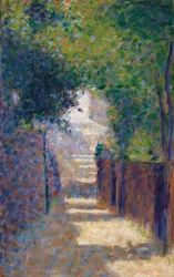 Rue Saint-Vincent au printemps, vers 1884