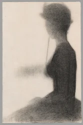 Femme assise à l