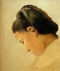 Tête de jeune fille