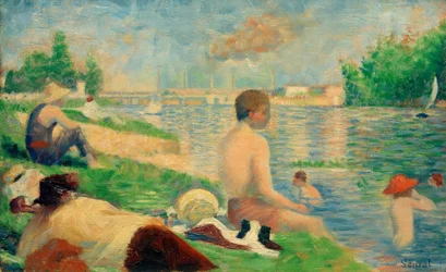 Une baignade, Asnières (Étude finale)