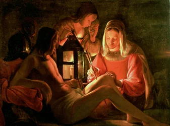 Saint Sébastien soigné par la Sainte Femme