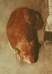 Le joueur de vielle avec son chien, c.1620 (détail)