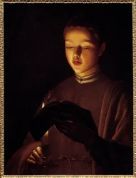 La jeune chanteuse. Peinture de Georges de La Tour (1593-1652)