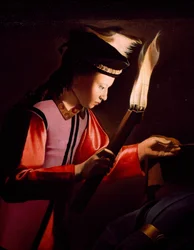 Découverte du corps de Saint Alexis (détail)