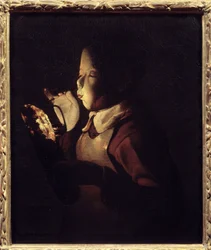 Le souffleur à la lampe