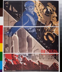 Affiche de film, "Octobre"