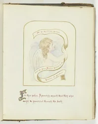 Sans titre [chérubin avec texte religieux], 185568