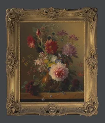 Nature morte florale avec pivoine