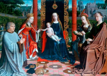 Le mariage mystique de Sainte Catherine, 1505-1510