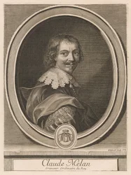 Claude Melan, tiré du livre Les hommes illustres..., vol. II, de Charles Perrault