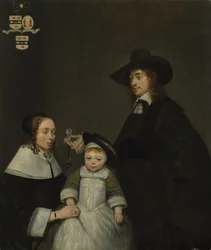 La famille Van Moerkerken, vers 1653-1654